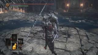 Dark Souls 3  Winged Knight Twin Axe damage testing 689 AR [upl. by Iaras]