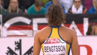 Angelica Bengtsson  Pole vault final in Zürich 2014 [upl. by Gena]