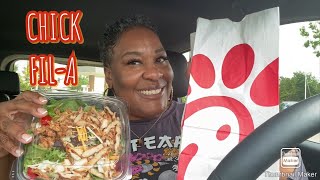 CHICKFILA MUKBANG  SANTE FE SALAD  CRISPY NUGGETS  MY KETO CONFESSIONS 🤨 ketoliciousness [upl. by Cheney]