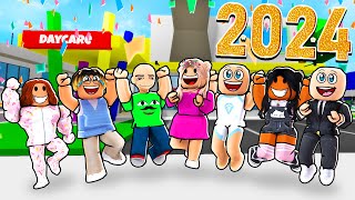 DAYCARE NEW YEAR REWIND 2024 Roblox  Brookhaven 🏡RP [upl. by Brasca]