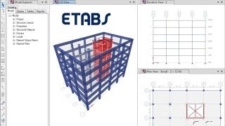 ETABS  03 Introductory Tutorial Concrete Watch amp Learn [upl. by Tana]