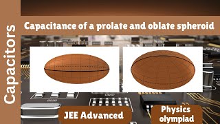 Capacitance of prolate and oblate conducting spheroids  Capacitors [upl. by Avitzur]