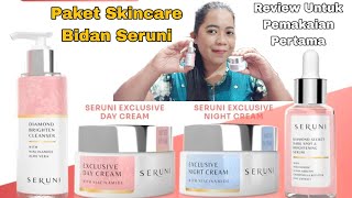 Review Paket Seruni Skincare  Urutan Pemakaian Di Malam Hari [upl. by Reve]