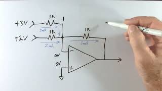 Operational Amplifiers No 7 Summing Amplifiers [upl. by Oshinski]