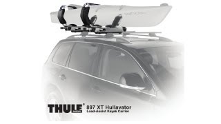 Thule Hullavator Kayak Carrier  Install [upl. by Nomihs953]