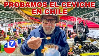 😛PROBAMOS CEVICHE en CHILE en el MERCADO de VALDIVIA y ESTO NOS PASÓ🇨🇱🐟 valdivia chile mercado [upl. by Viccora]