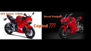 GPX Demon 150GR Specs IS Copied From DUCATI PANIGALE [upl. by Atinahc]