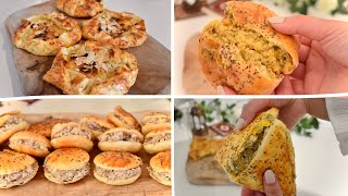 4 Recettes avec de la Pâte Feuilletée très Facile et Rapide 😋 Recette salée express [upl. by Rosabelle]