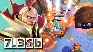 HOW TO LAND EVERY COMBO  INVOKER 736C GAMEPLAY [upl. by Pylle]