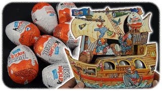 Kinder Surprise  Pirate Ship 2000 Piratenschiff Kinder Überraschung [upl. by Jephthah]