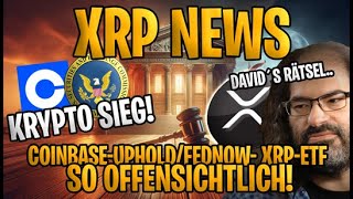 ❗️ XRP Ripple NEWS ❗️Coinbase vs SEC Durchbruch für KryptoGrayscales strategischer XRPEinstieg 🚀 [upl. by Chelton673]