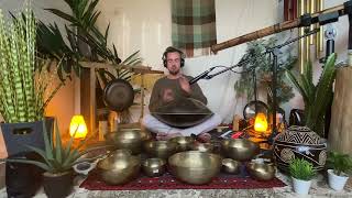 SHORT HANDPAN MEDITATION 432HZ HEALING SOUNDS PEACE CALM CETLIC KOSHI CHIMES [upl. by Ahseele70]