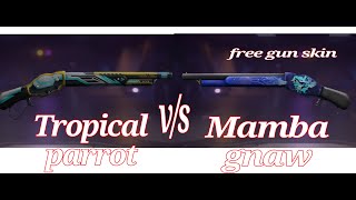 m1887 tropical parrot vs m1887 mamba gnaw comparison [upl. by Yeleak]