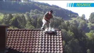 Roof Cleaning  Dachreinigung  Mosmatic Switzerland [upl. by Hyams]