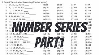 Number Series part1  Quantitative Reasoning  AFPSAT CSE UPCAT [upl. by Alig]