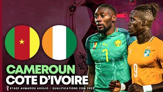 🔴 Live  🇨🇲 CAMEROUN  🇨🇮 COTE DIVOIRE  FINALE BARRAGES   Qualifications COUPE DU MONDE 2022 [upl. by Tshombe]