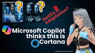 Copilot Hates Cortana  Vtuber Wreo interrogates Microsoft Copilot makes it spill the tea [upl. by Gertruda]