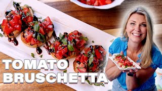 My GoTo Appetizer Tomato Bruschetta [upl. by Airetal971]