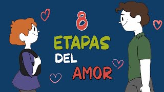 Las 8 ETAPAS de una RELACIÓN ROMÁNTICA [upl. by Inilam]