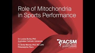 Role of Mitochondria in Sports Performance [upl. by Nellir270]