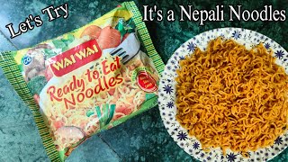 Wai Wai Ready to Eat Noodles Review l Instant noodles l Nepali Noodles review l wai wai noodles [upl. by Gnoud]