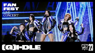 GIdle  Worlds 2023 FAN FEST 라이브 콘서트 [upl. by Meldon849]