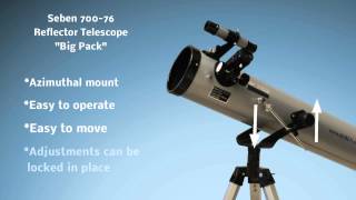 Seben 70076 Reflector Telescope New Big Pack [upl. by Dnomaid]