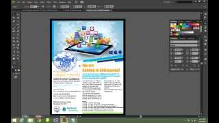 How to make a Poster Using Illustrator [upl. by Ahsemrak]