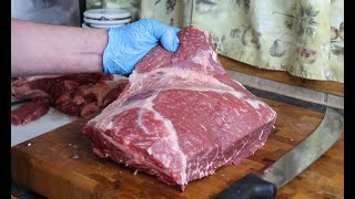 Cutting a Whole Top Sirloin How to Picanha Sirloin Steak Steak How to cut Steak Top Sirloin [upl. by Kip614]