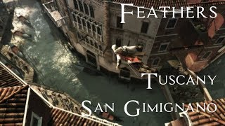 Assassins Creed II  Feathers TuscanySan Gimignano [upl. by Olegna]