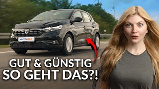 Das günstigste Auto Deutschlands DACIA SANDERO im Check ✅ [upl. by Ingeborg]