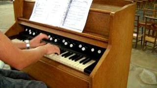 Harmonium  Reed organ BachToccata jouée par Hajo Frommen [upl. by Firestone580]