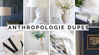 ANTHROPOLOGIE VS THRIFT STORE  TOP 20 DIY ANTHROPOLOGIE INSPIRED HIGH END DUPES DECOR ON A BUDGET [upl. by Mohorva]