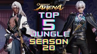 Onmyoji Arena  Top 5 Jungler This Season 20 [upl. by Notsnhoj272]