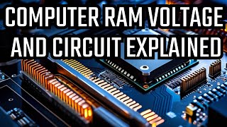 Computer RAM Voltages and Circuit Explained  Random Access Memory  Motherboard Repair DDR4 DDR3 [upl. by Siwel898]