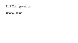 Full and Abbreviated Electron Configuration of Sulfur S [upl. by Flori]