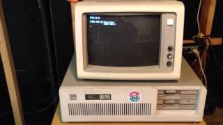 IBM 5170 first boot [upl. by Muiram]