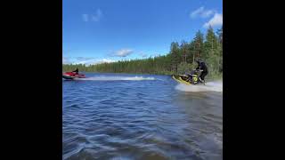 Snowmobile VS Jetski [upl. by Tesler206]