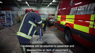 Firefighter Selection Tests  Equipment Assembly [upl. by Anelrats]