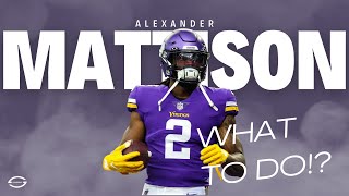 What to do with Alexander Mattison 2023 Fantasy Football Advice [upl. by Amadeo]