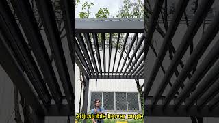 light IM 14 Manual version single blade pergola，Easily build your garden。 [upl. by Gnov315]