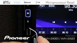 How To  Microprocessor Reset  Pioneer AVHEX Video Receivers 2021 [upl. by Liahkim]