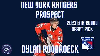 2023 New York Rangers Draft Pick Dylan Roobroeck Oshawa Generals OHL [upl. by Aihsyt578]