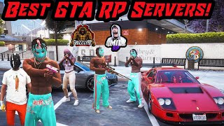 Best FREE Top 5 Fivem GTA Roleplay Servers2021 Non Whitelist Fivem Servers Grizzley World Inspired [upl. by Dlareg]