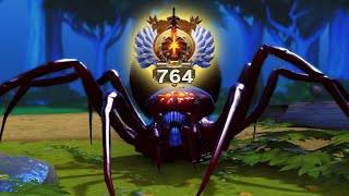 700 Rank Play on BROODMOTHER Dota 2 Gameplay 736b [upl. by Dunstan971]