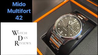 Mido Multifort 42mm Watch Review Good But Could Be Great [upl. by Dusty]