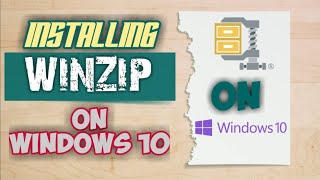 How to install Winzip on Windows 10  Codezlux [upl. by Siwel]