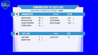 ACT Premier Cricket  Mens 1st Grade  Round 20  Ginninderra v Eastlake  Day 1 [upl. by Sungam]