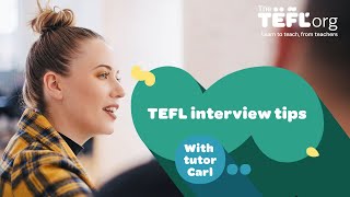 TEFL job interview tips  Webinar [upl. by Ingham86]