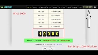 Freebitcoin Roll Script 1000 updated 19may 2017 [upl. by Sirenay855]